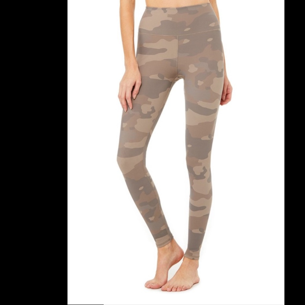 Alo Yoga High Waist Putty Camouflage